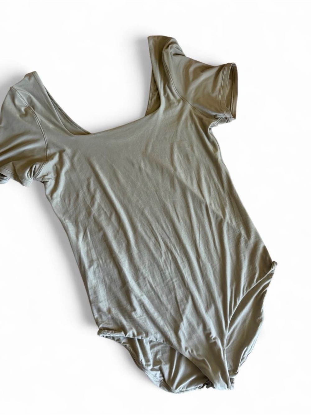 aerie Short Sleeve Scoop Neck Bodysuit